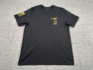Nine Line Shirt Mens Extra Large Black Don't Tread On Me Military Veteran USA